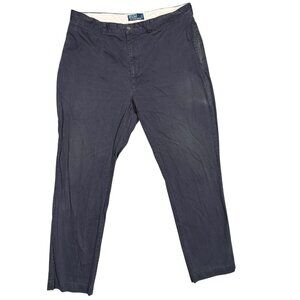 Vintage Polo Ralph Lauren Twill Chino Pants Faded Blue Cotton 37x33